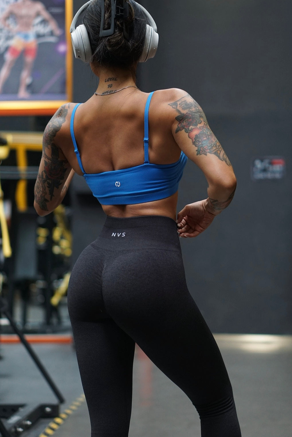 NEWVISISTER NVS Scrunch Seamless High Waisted Back lift Leggings