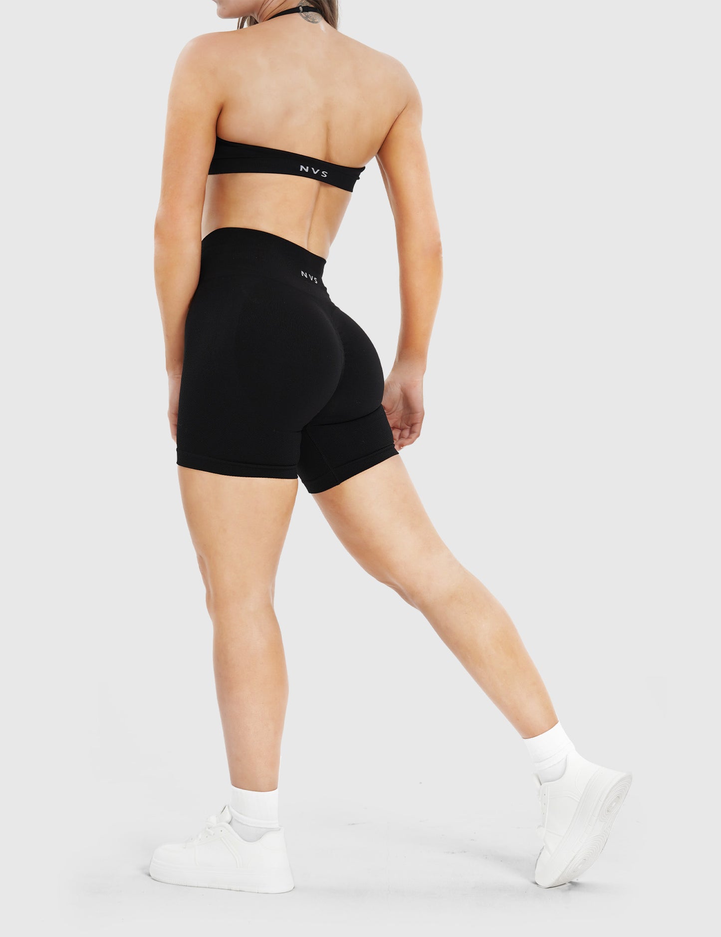 NVS Workout Shorts Women Amplify Back Lifted Seamless Scrunch Shorts