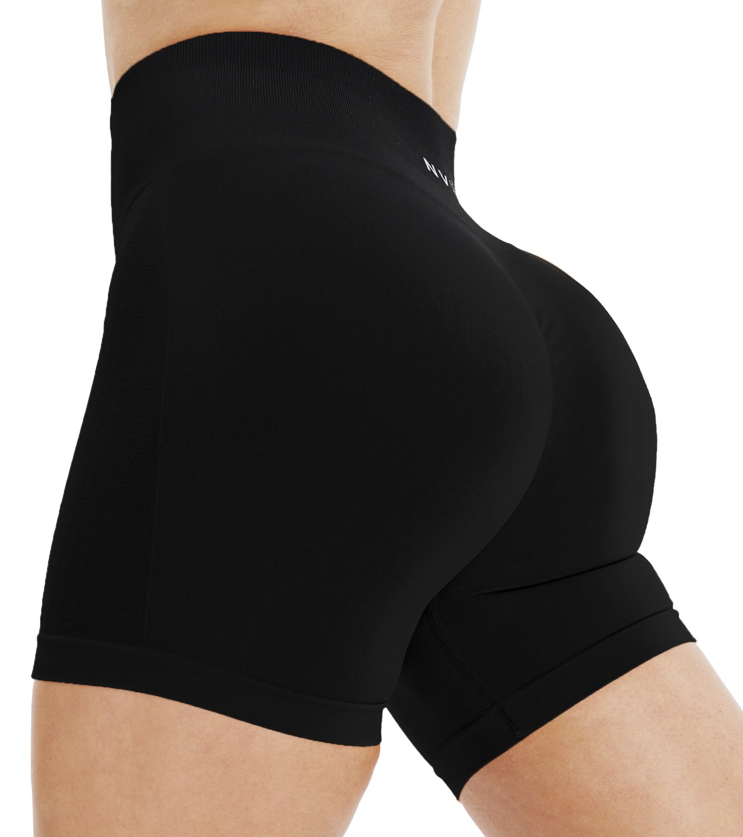 NEWVISISTER NVS Workout Shorts Women Amplify Contour Seamless Scrunch Butt Gym Shorts High Waisted Yoga Athletic Booty Bike Shorts